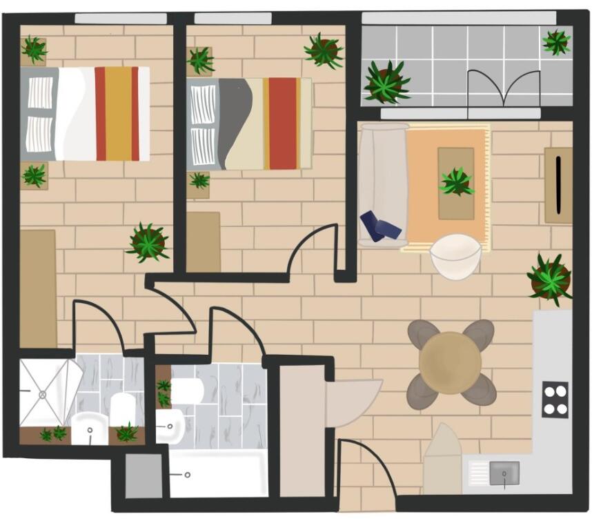 Enclave, Birmingham City, B5 floorplan