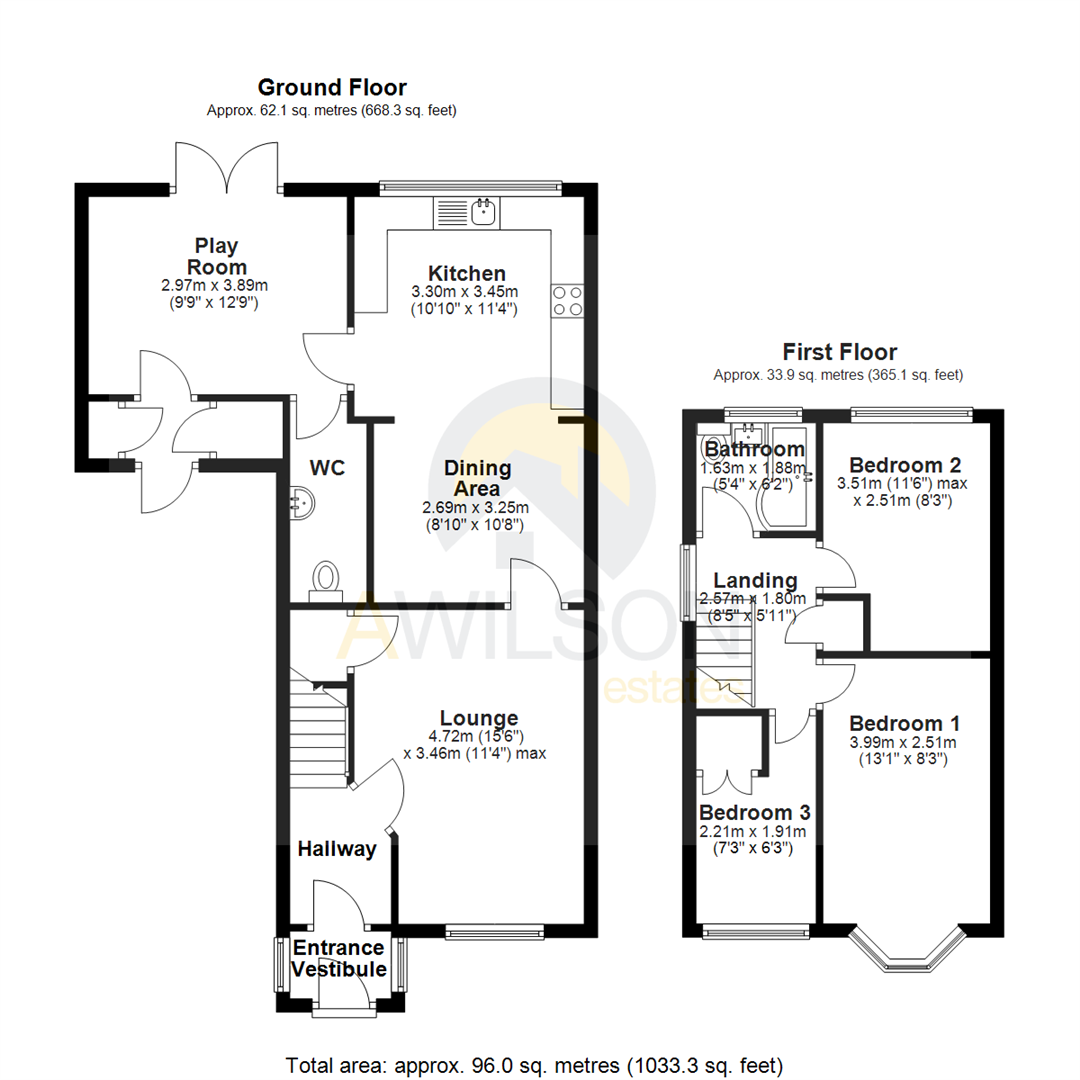 Chew Vale, Dukinfield floorplan