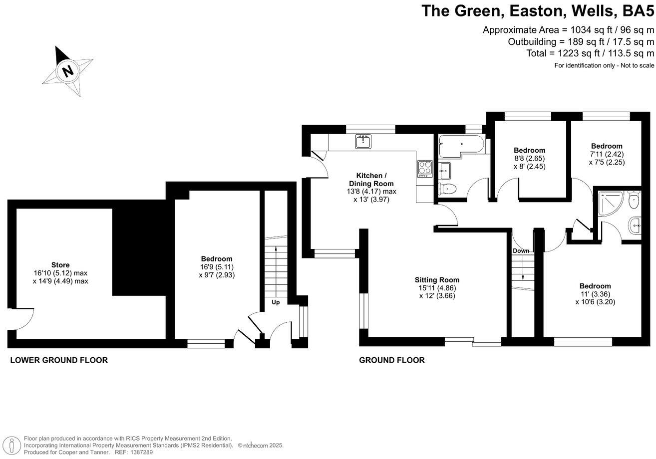 The Green, Easton, Wells, BA5 floorplan