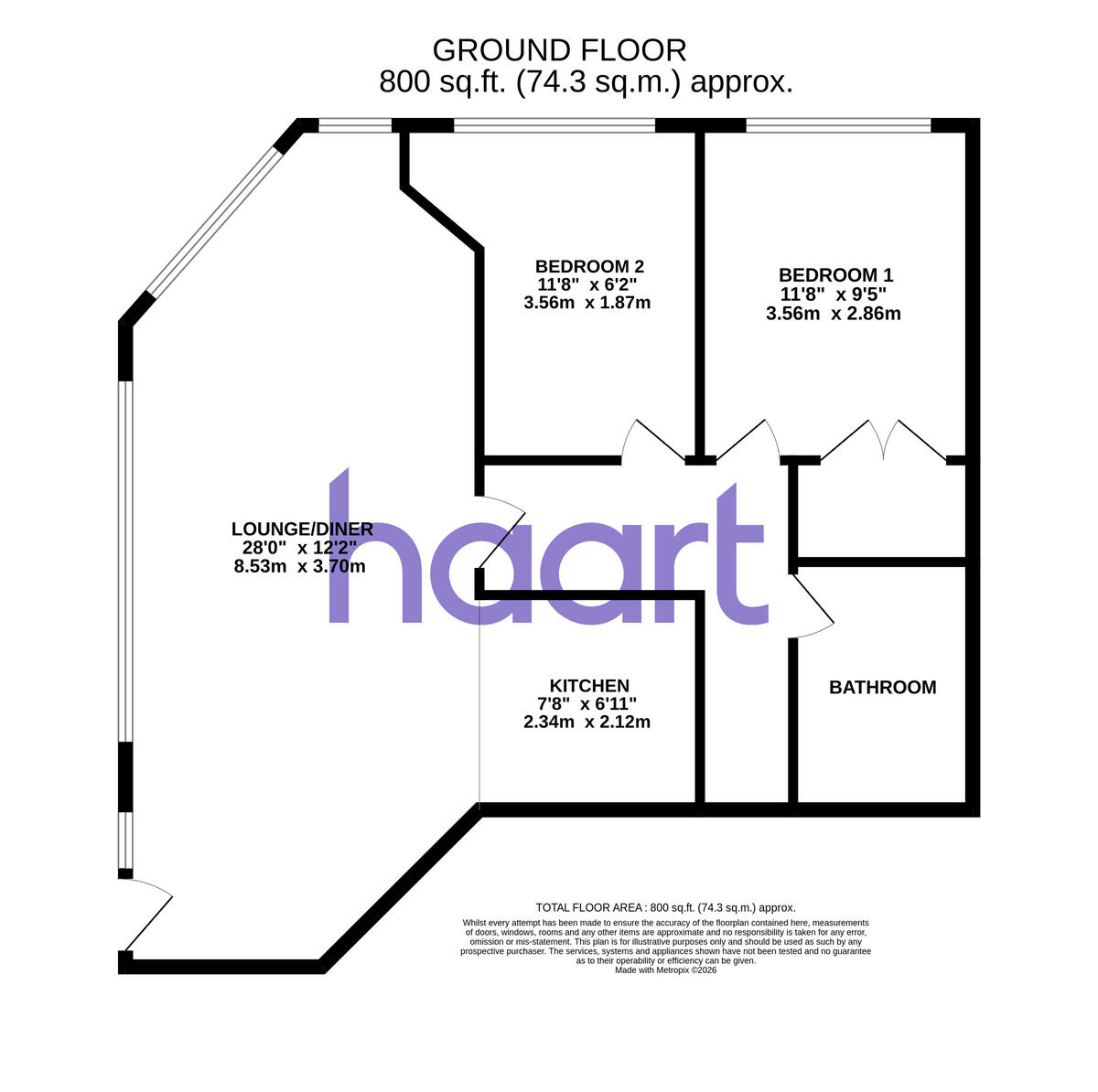 Bentham Close, Swindon floorplan
