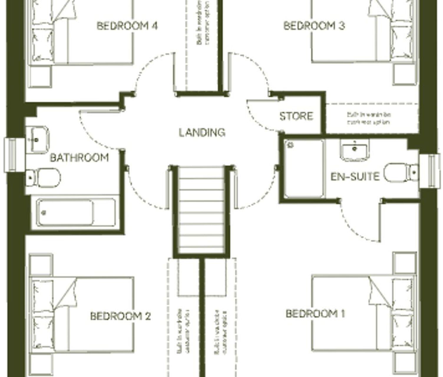 Maes Y Castell, Wrexham Road, LL12 floorplan