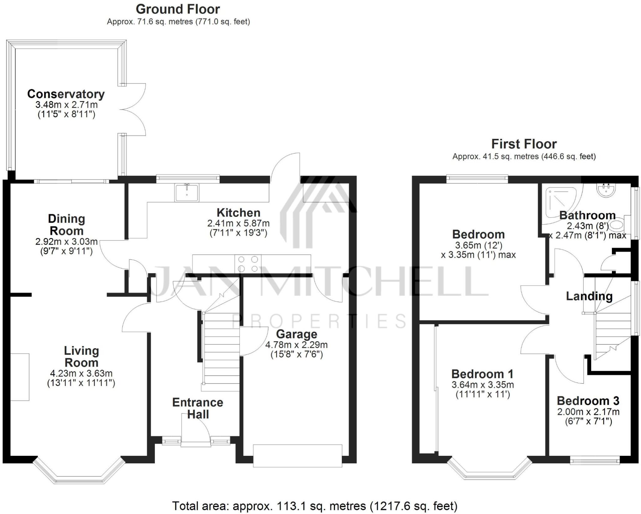 Oakfield Road, Whickham, Newcastle upon Tyne floorplan