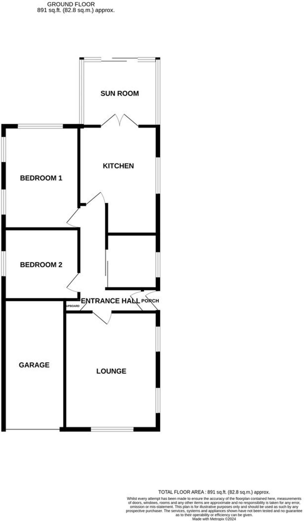 81 York Road, Driffield, YO25 5AY floorplan