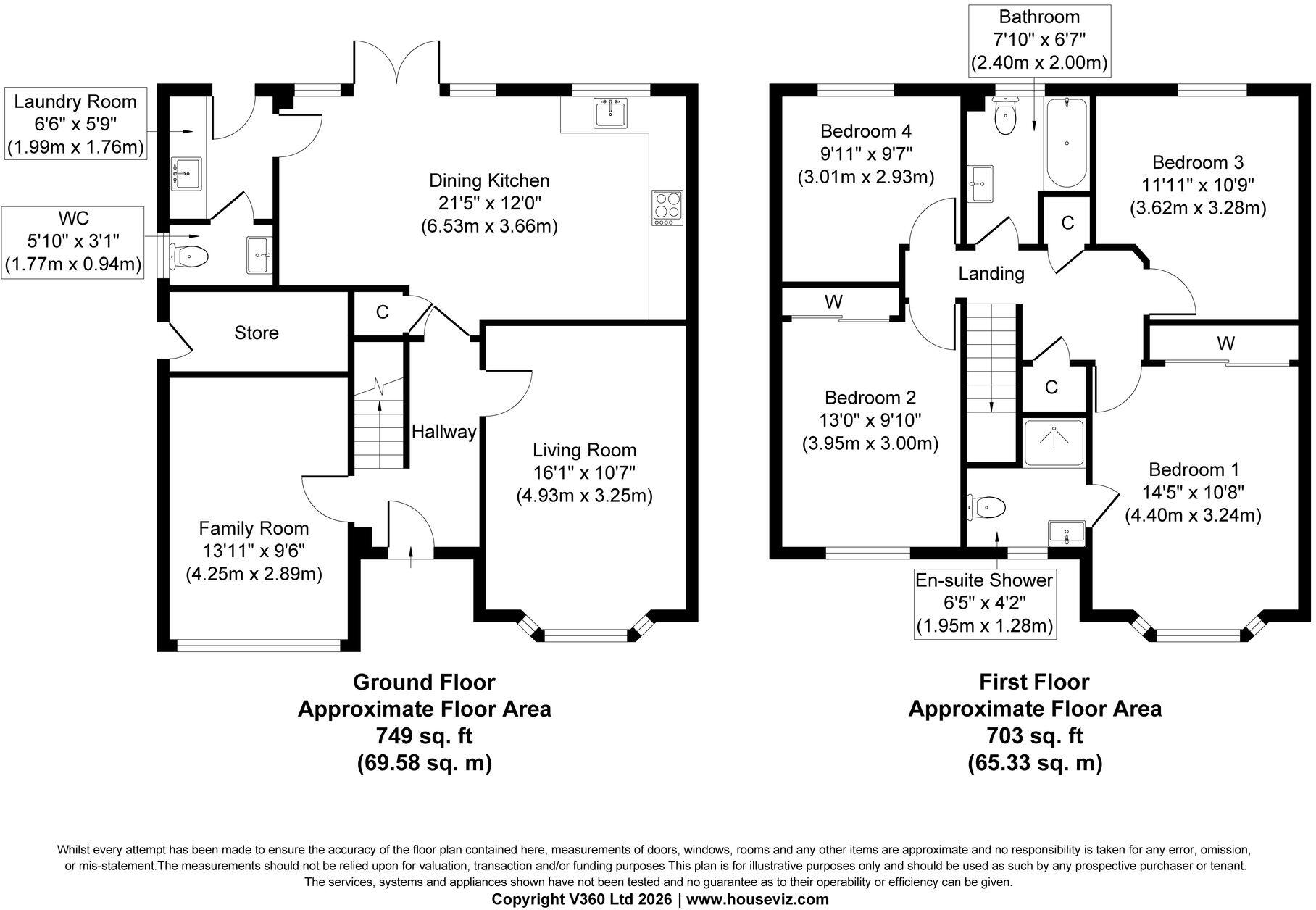 Normandy Crescent, Saighton, CH3 floorplan