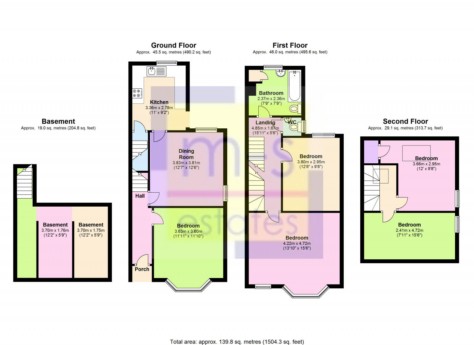 Devonshire Promenade, Lenton, Nottingham, NG7 2DS floorplan