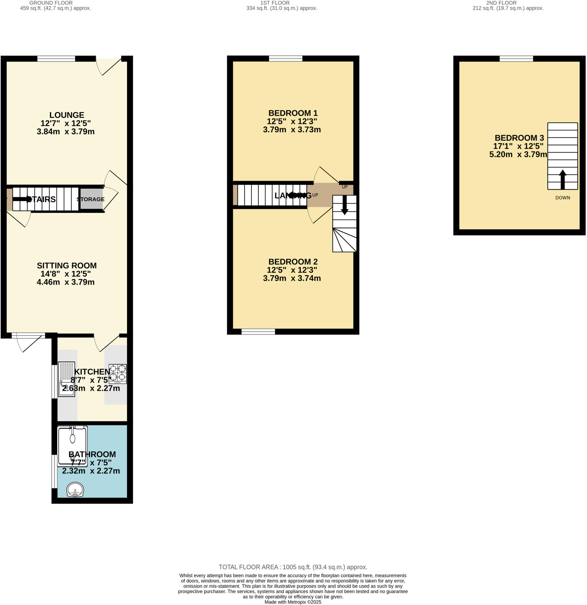 Park Lane, Nottingham, NG16 floorplan