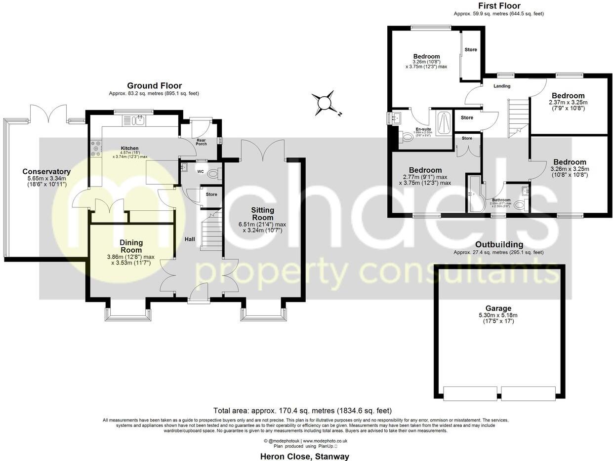 Heron Close, Stanway, Colchester, CO3 floorplan
