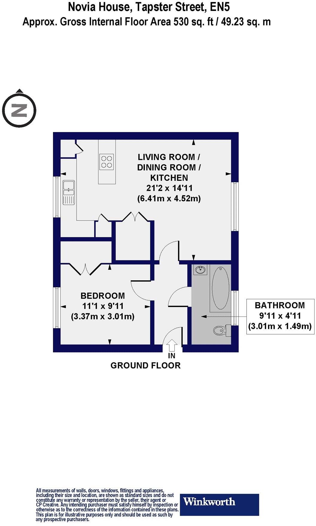 Novia House, 27 Tapster Street, High Barnet, EN5 floorplan