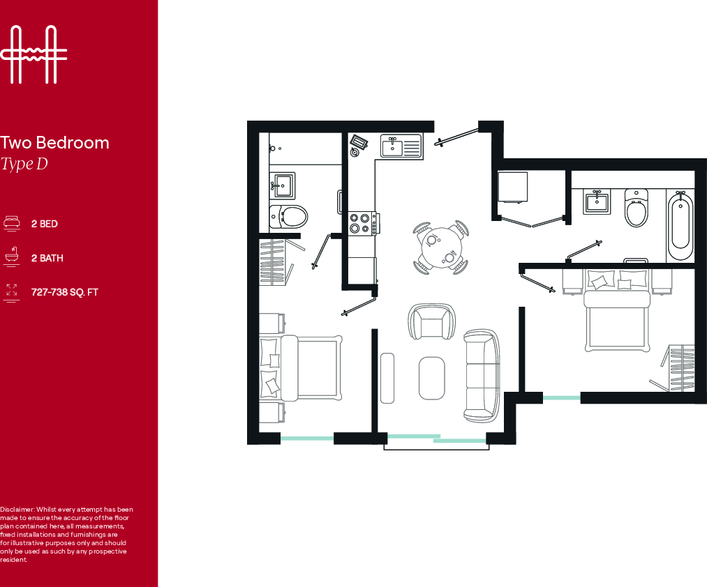 Flat 117, Hairpin House, Bradford Street, Birmingham, B12 0RG floorplan