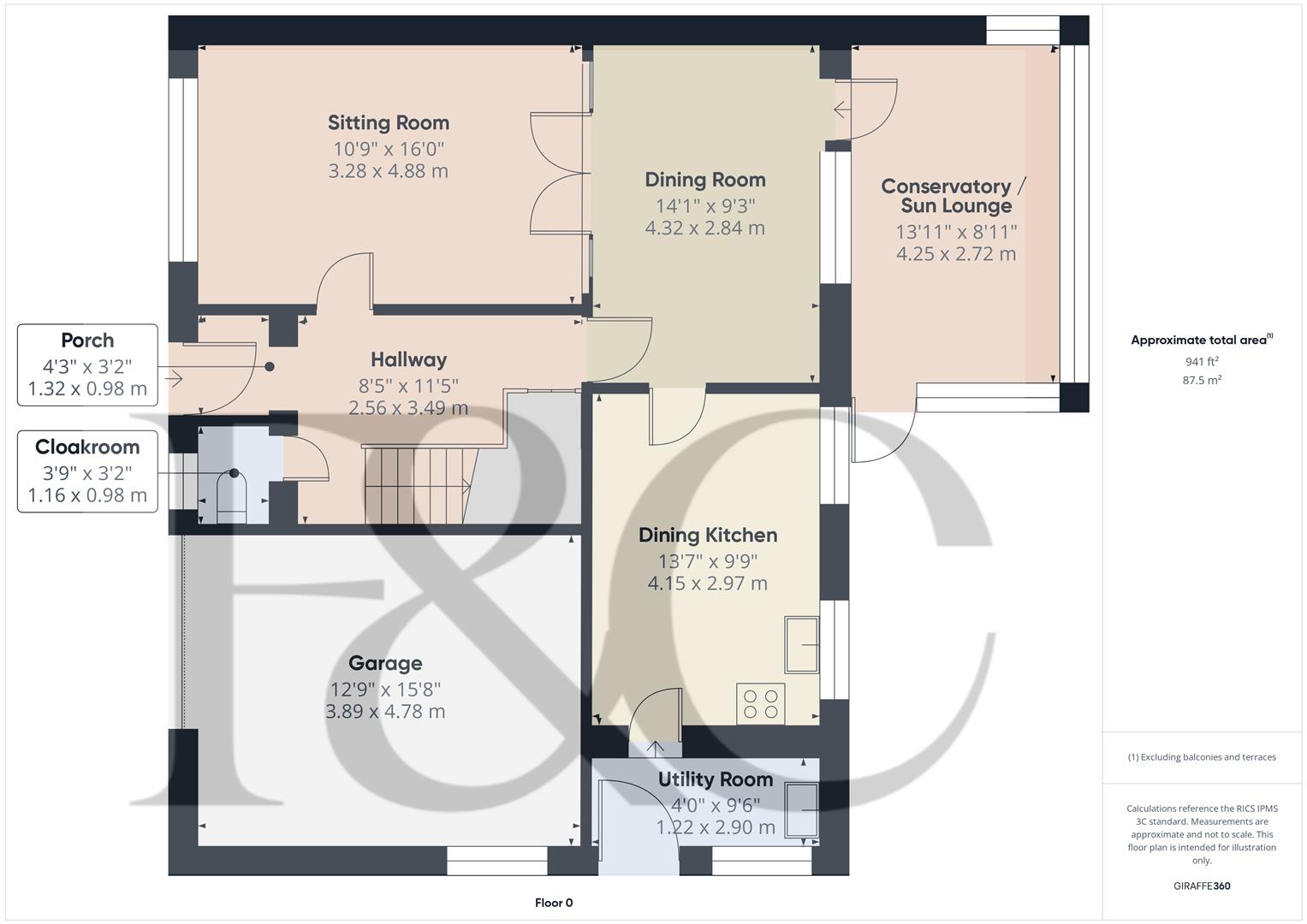 Moorfield Road, Holbrook, Belper, Derbyshire floorplan