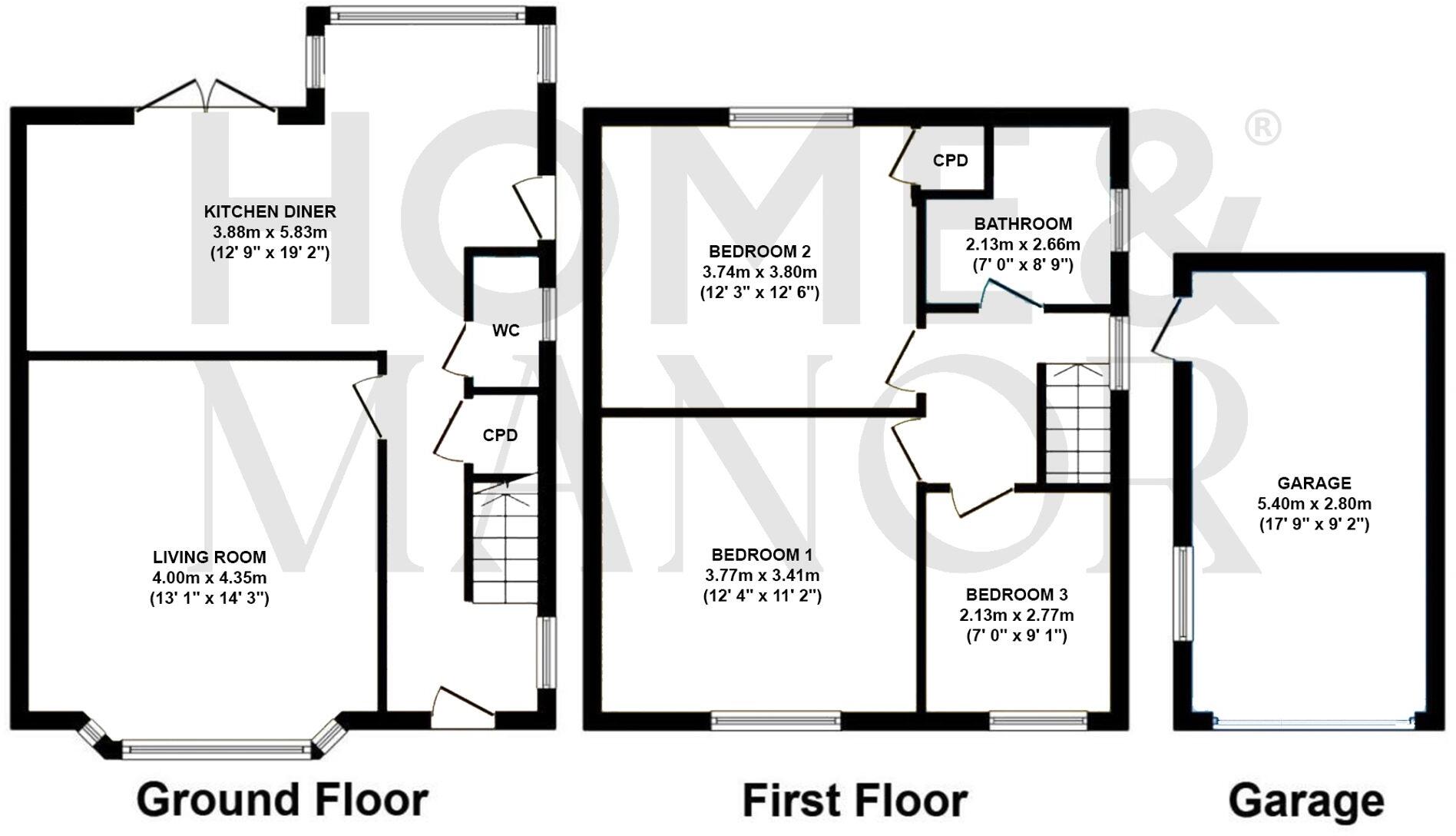 Oakland Court, Kirkburton, HD8 floorplan
