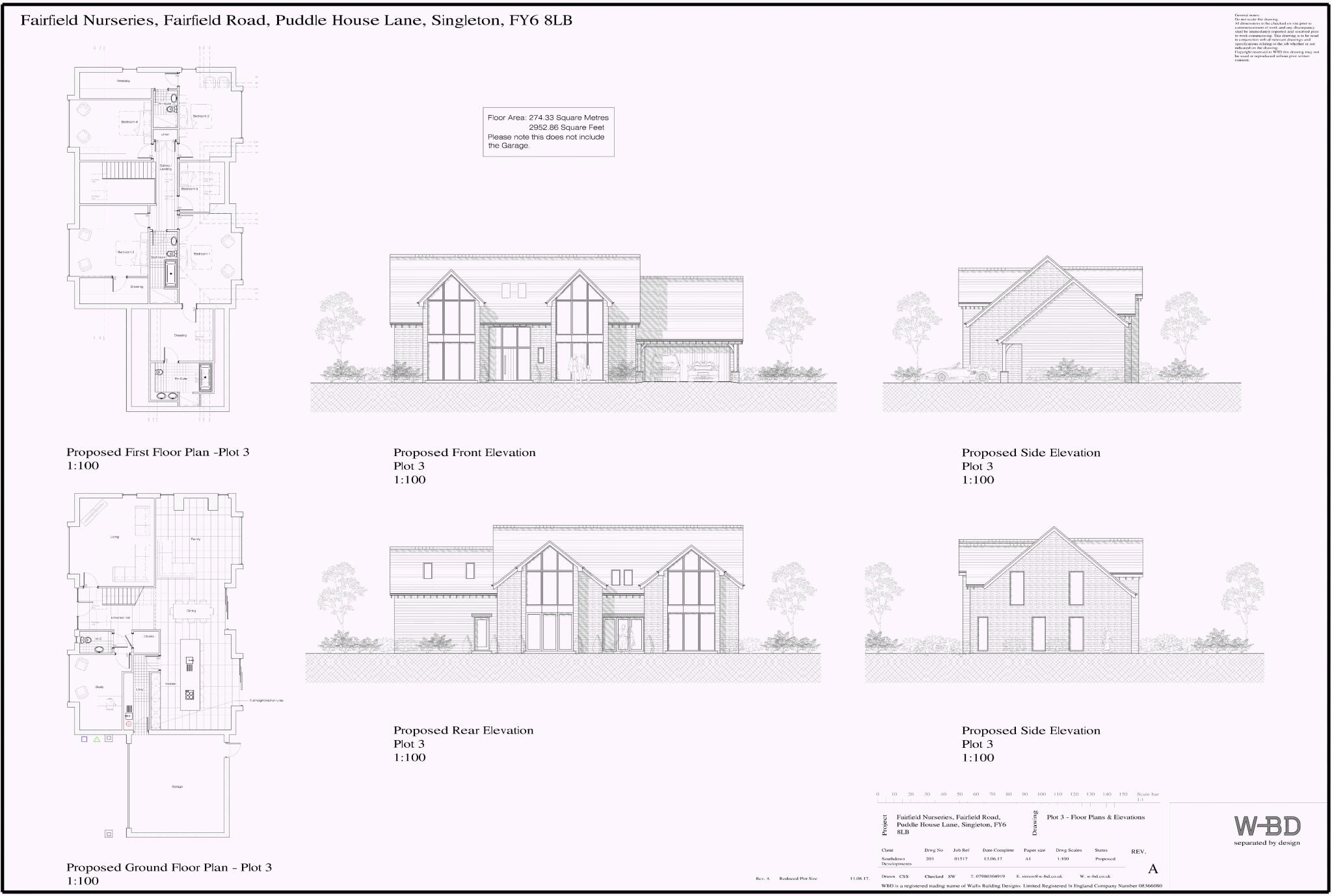 Plot 3, Fairfield Nurseries, Poulton-le-Fylde, Lancs FY6 8LB floorplan
