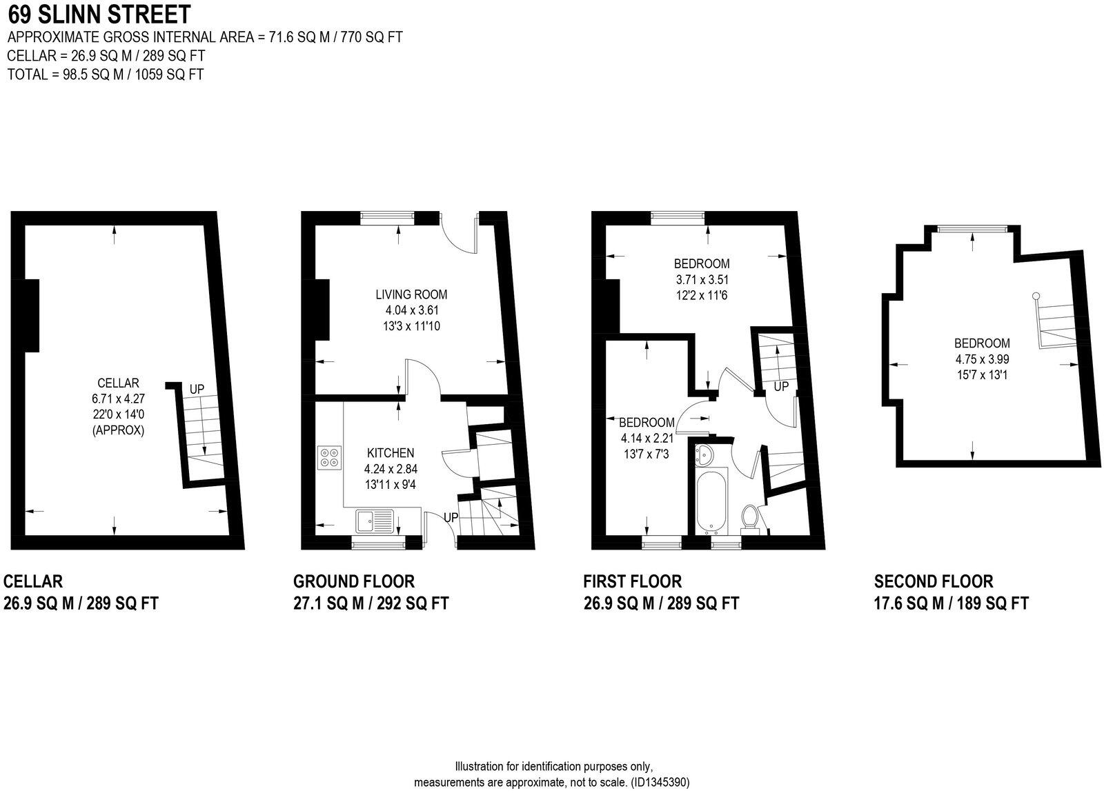 Slinn Street, Sheffield, S10 1NW floorplan