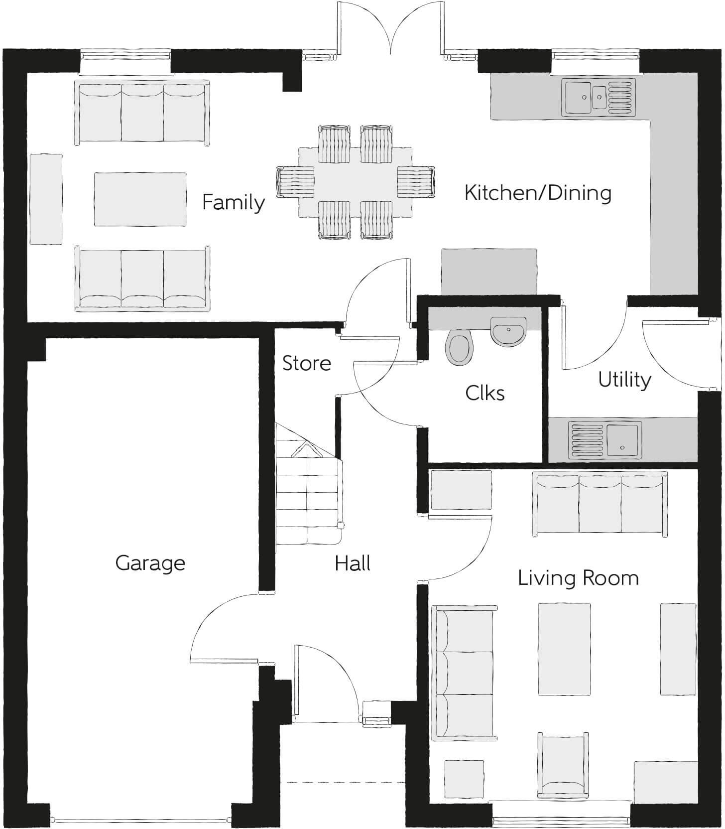 St James' Park off St James' Way
Whittington Way
Bishop's Stortford,
CM23 4AS floorplan