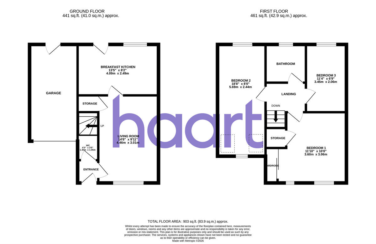 Woodridge Avenue, Quinton floorplan