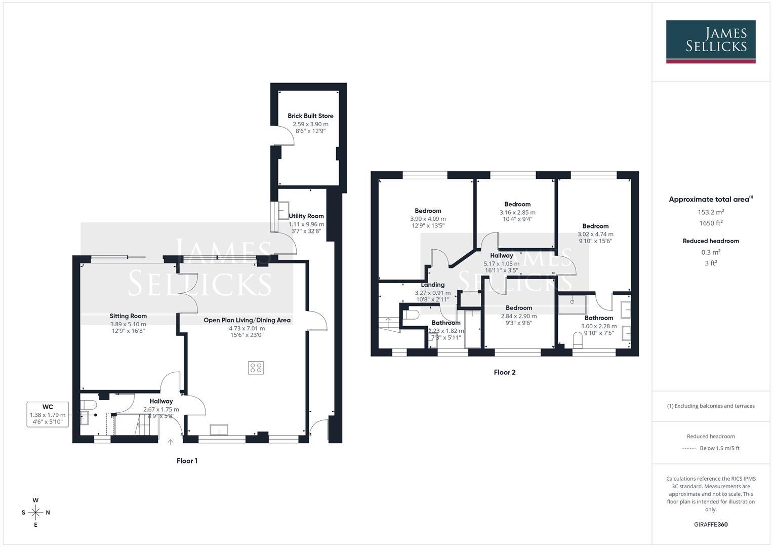 South Way, Kibworth Beauchamp, Leicestershire floorplan