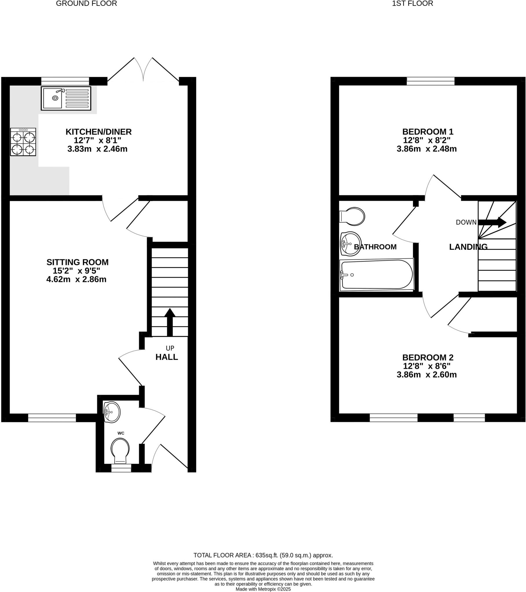Monkton Heathfield, Taunton floorplan