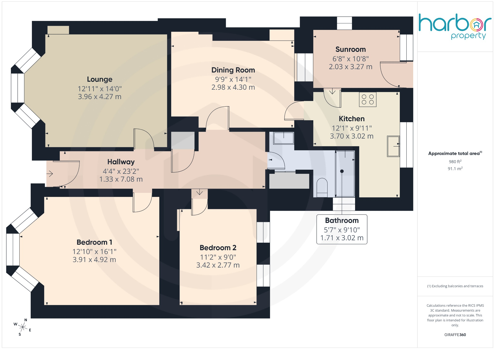 Albany Avenue, Springboig, Glasgow, Glasgow City, G32 0HJ floorplan