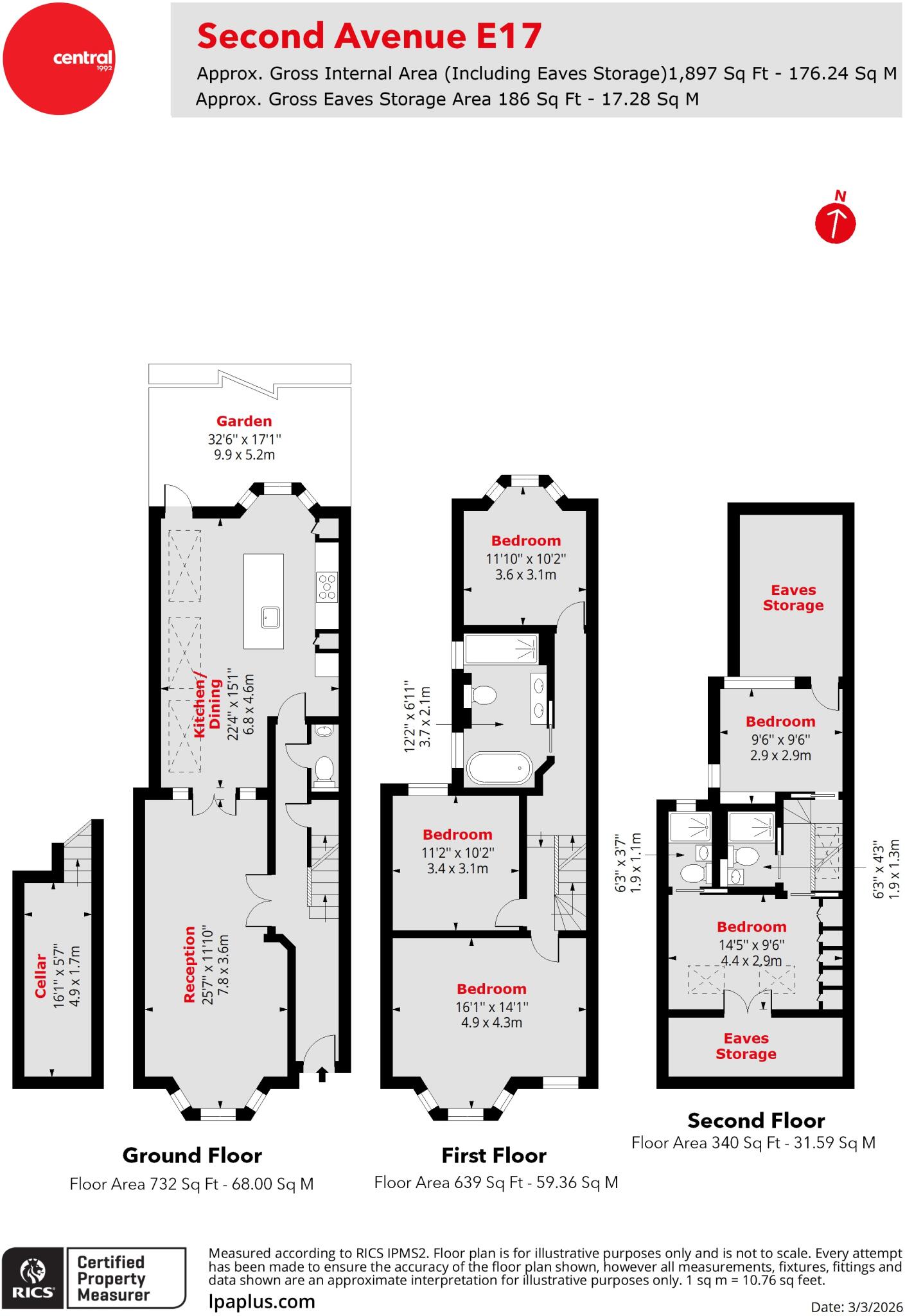 Second Avenue, Walthamstow, London, E17 floorplan
