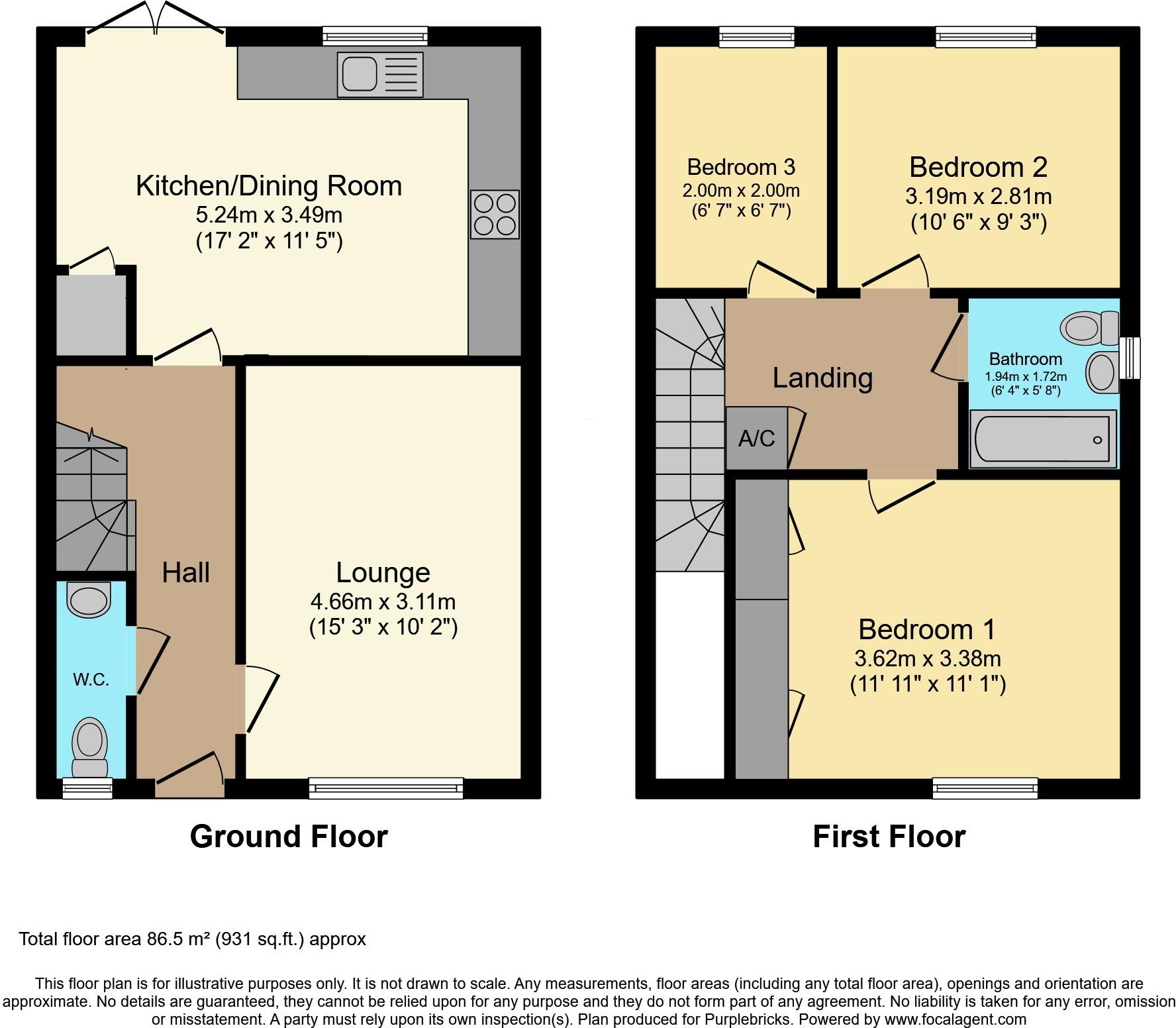George Lees Avenue, Telford, TF2 floorplan