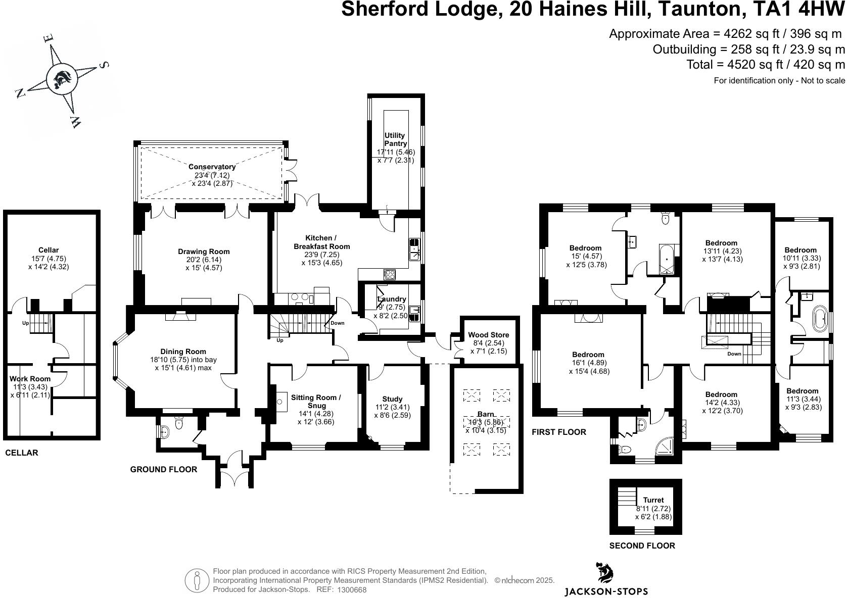 Haines Hill, Taunton, Somerset, TA1 floorplan