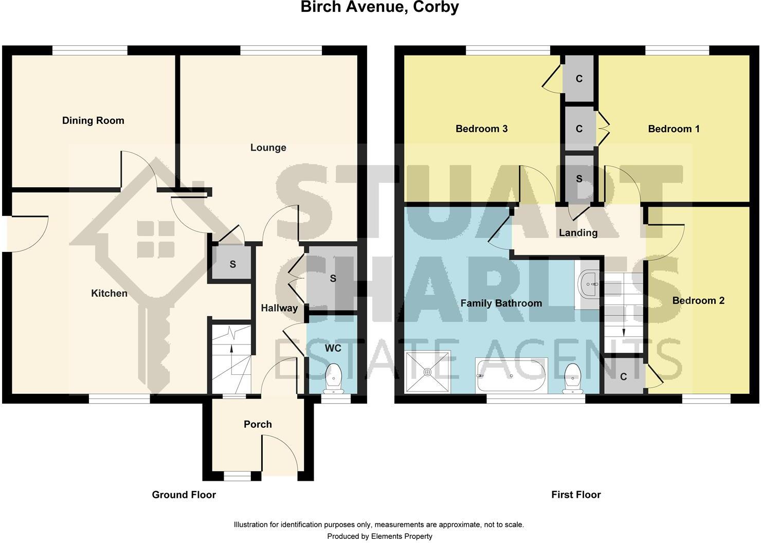 Birch Avenue, Corby floorplan