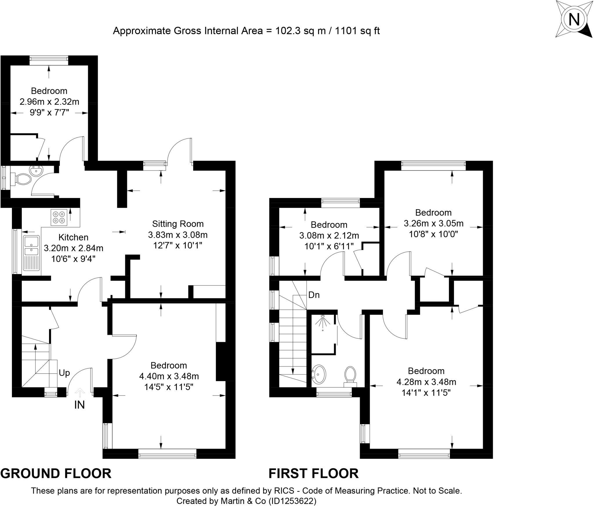 Stanmore Lane , Winchester floorplan