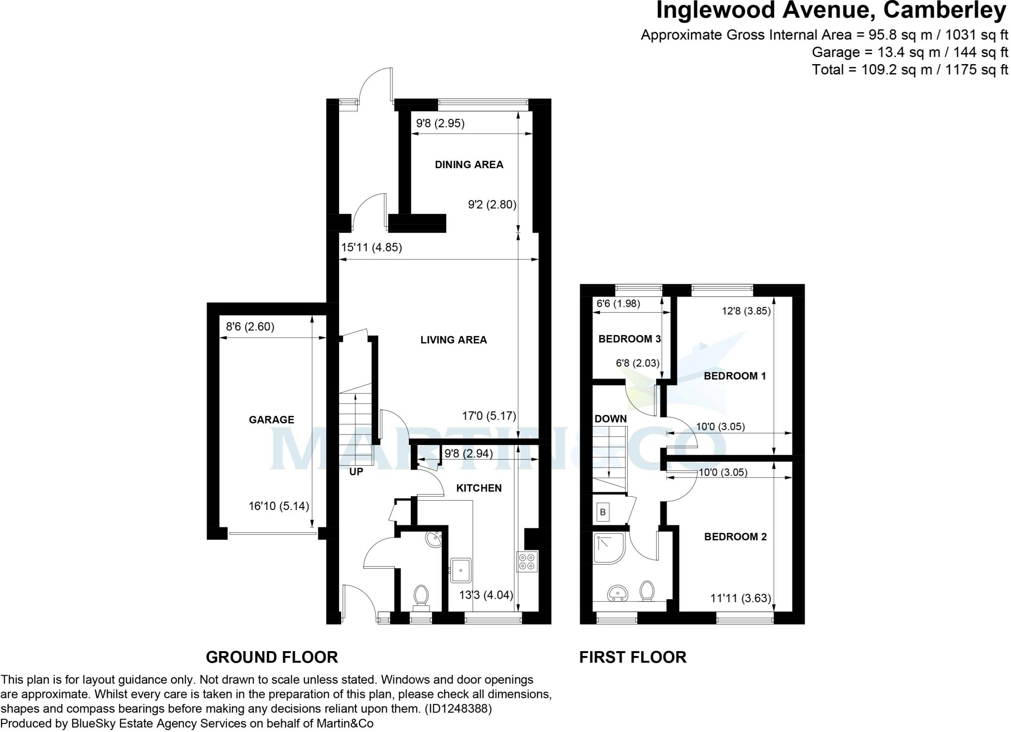 Inglewood Avenue, Camberley floorplan