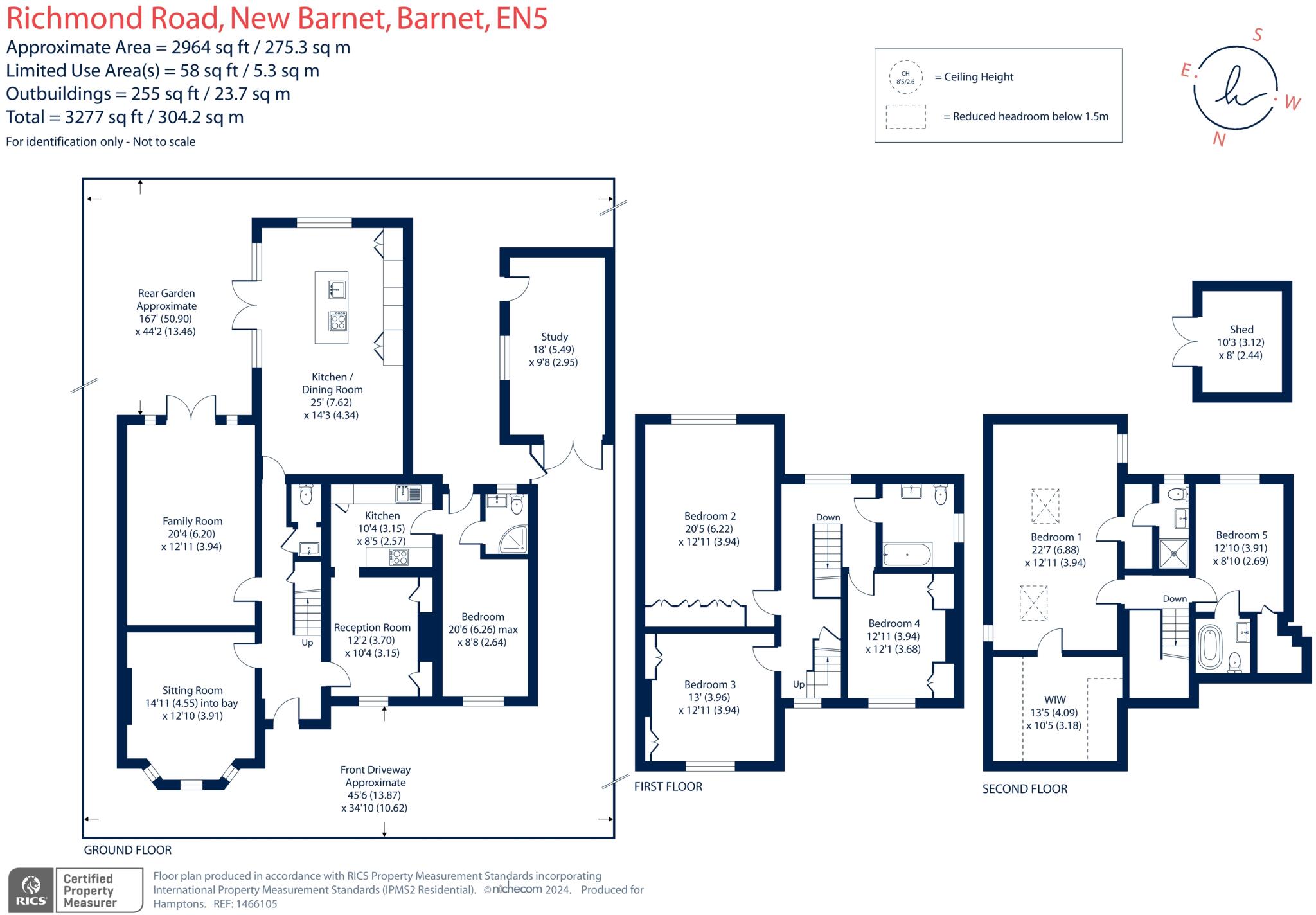 Richmond Road, New Barnet, EN5 floorplan