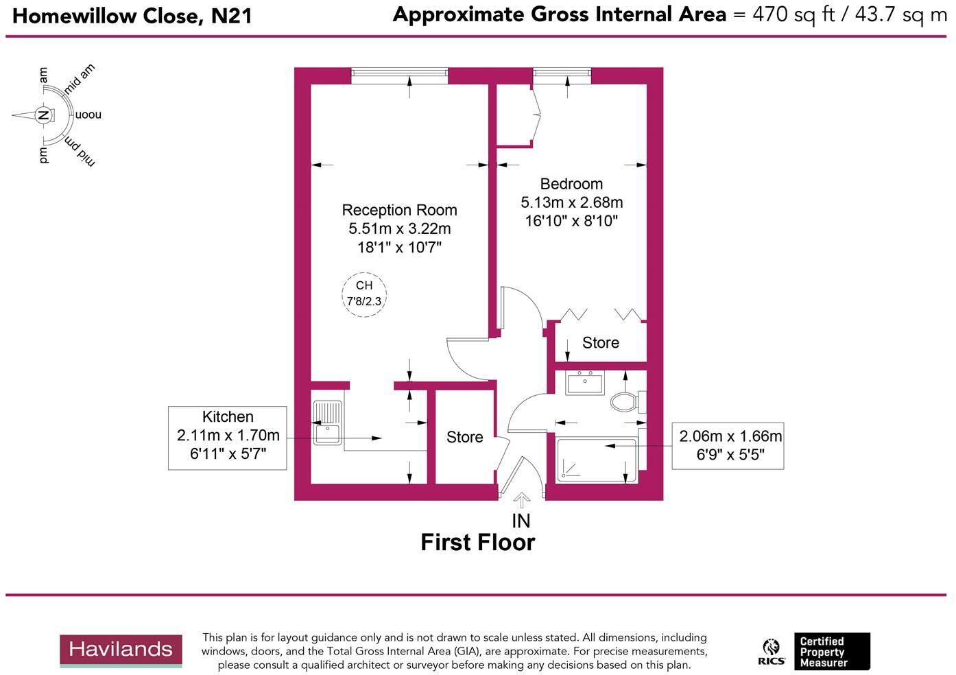 12, Homewillow Close, London floorplan