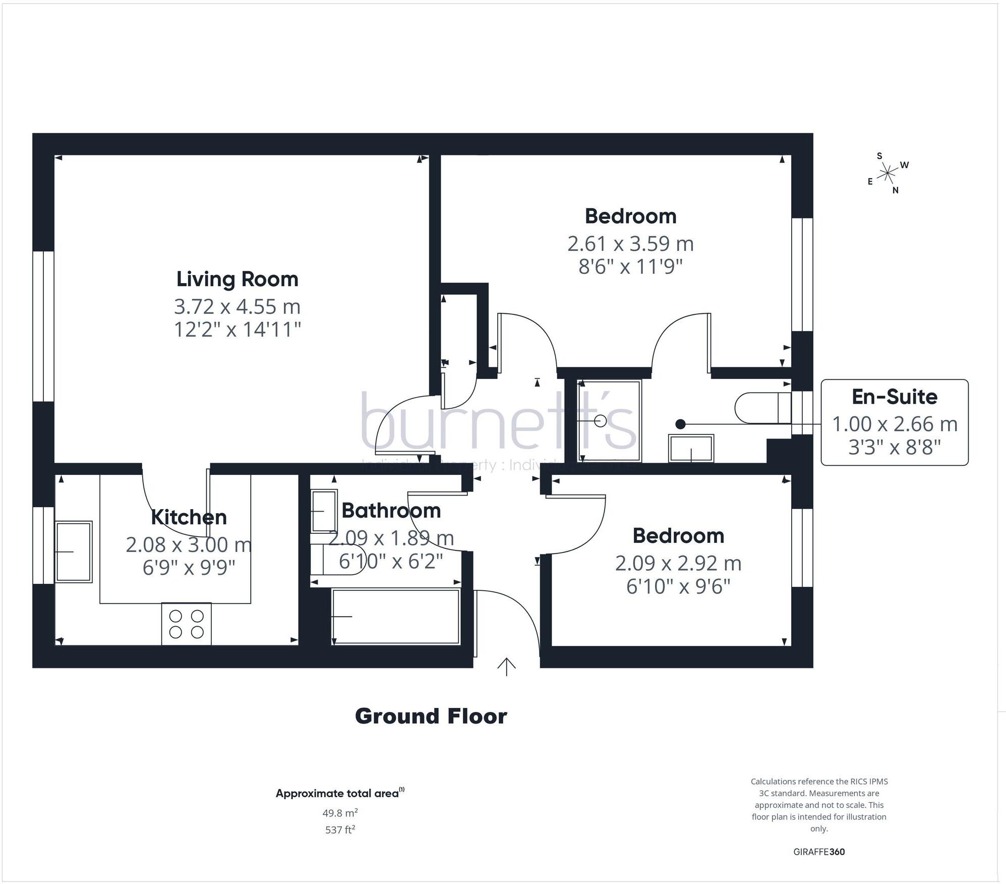 School Hill, Lamberhurst, TN3 floorplan