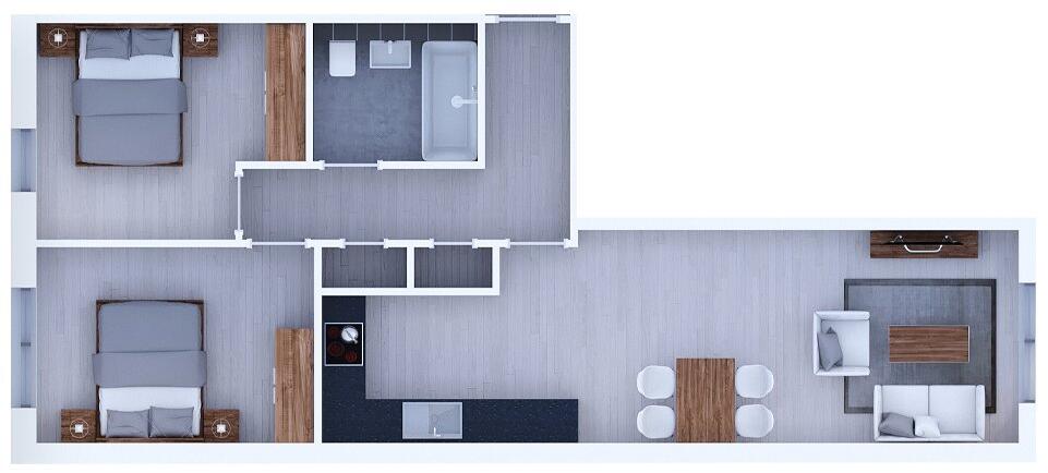 City Residence, Liverpool Apartments floorplan