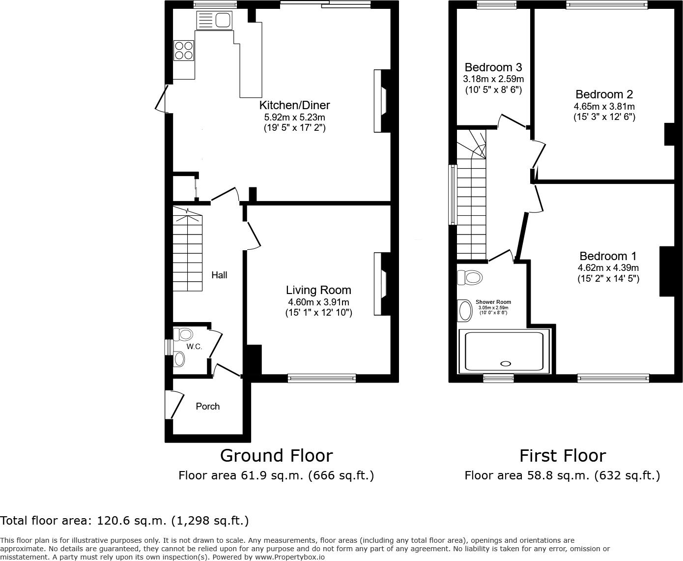 Thornton Road, Bromley, BR1 floorplan