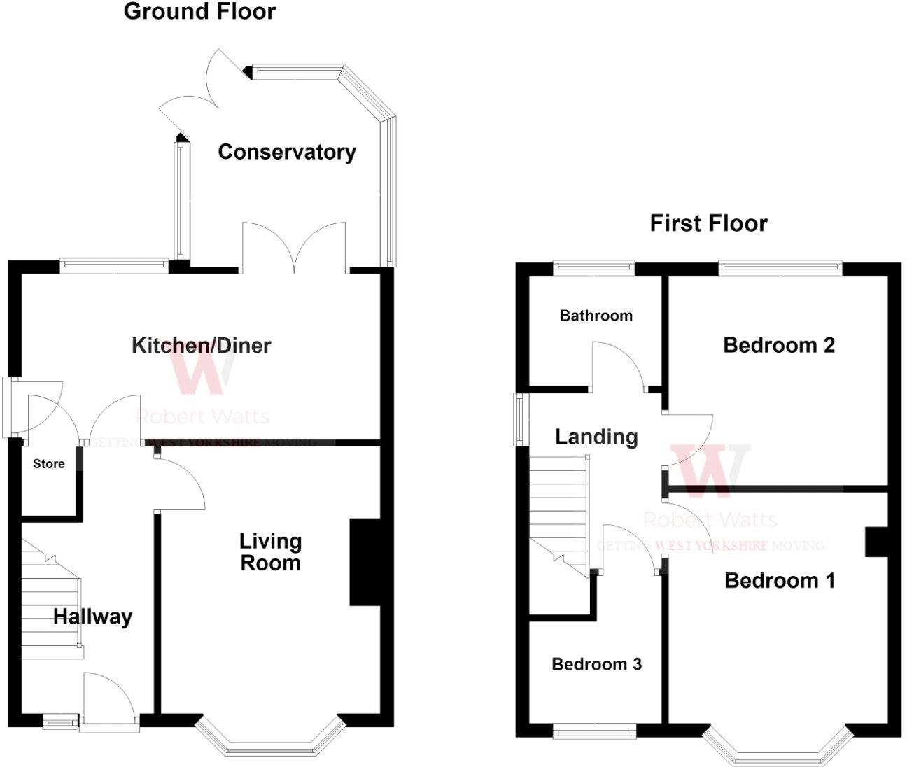Kingsdale Drive, Bradford, BD2 floorplan