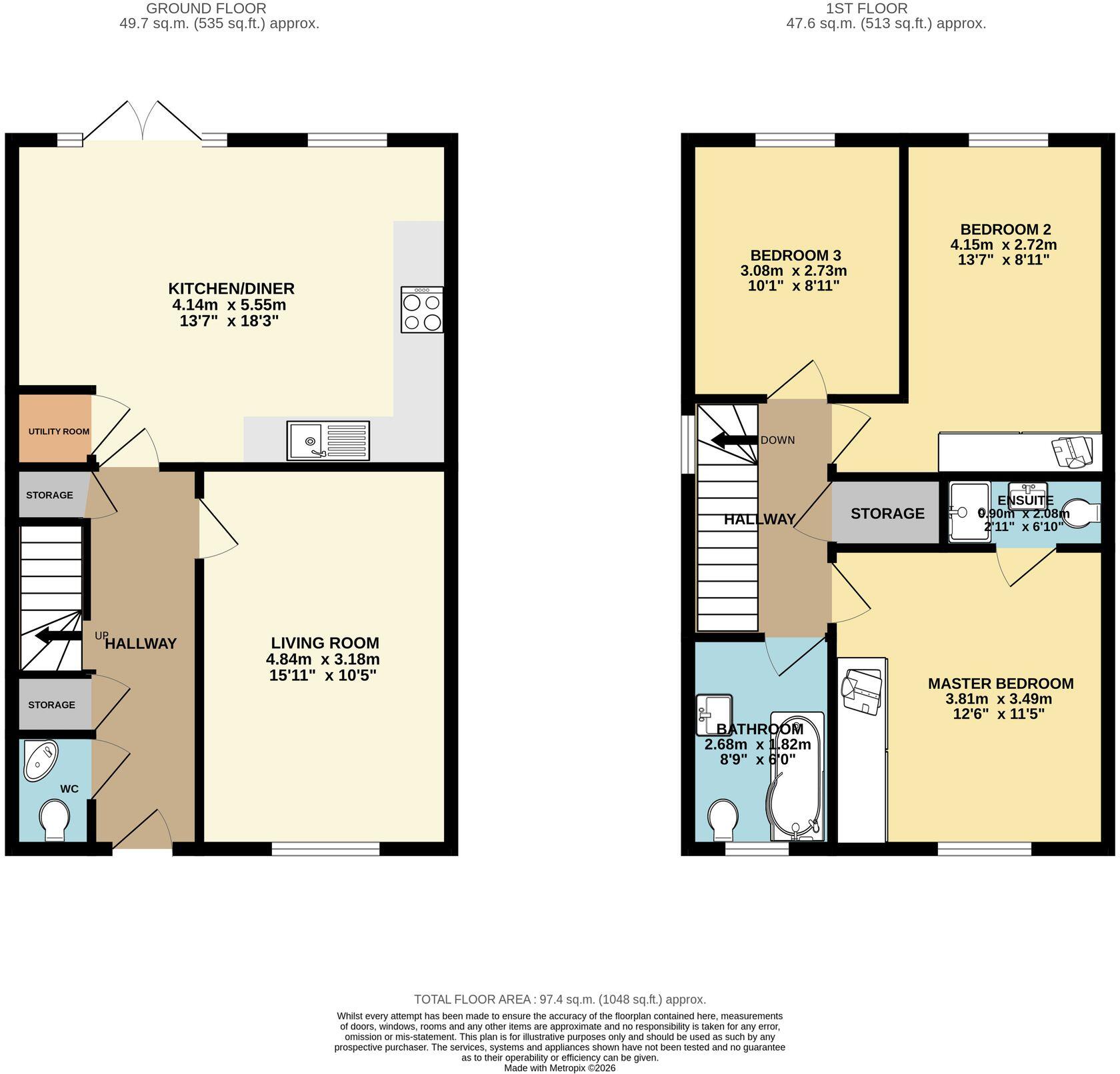 Middlecroft Court, Staveley, S43 floorplan