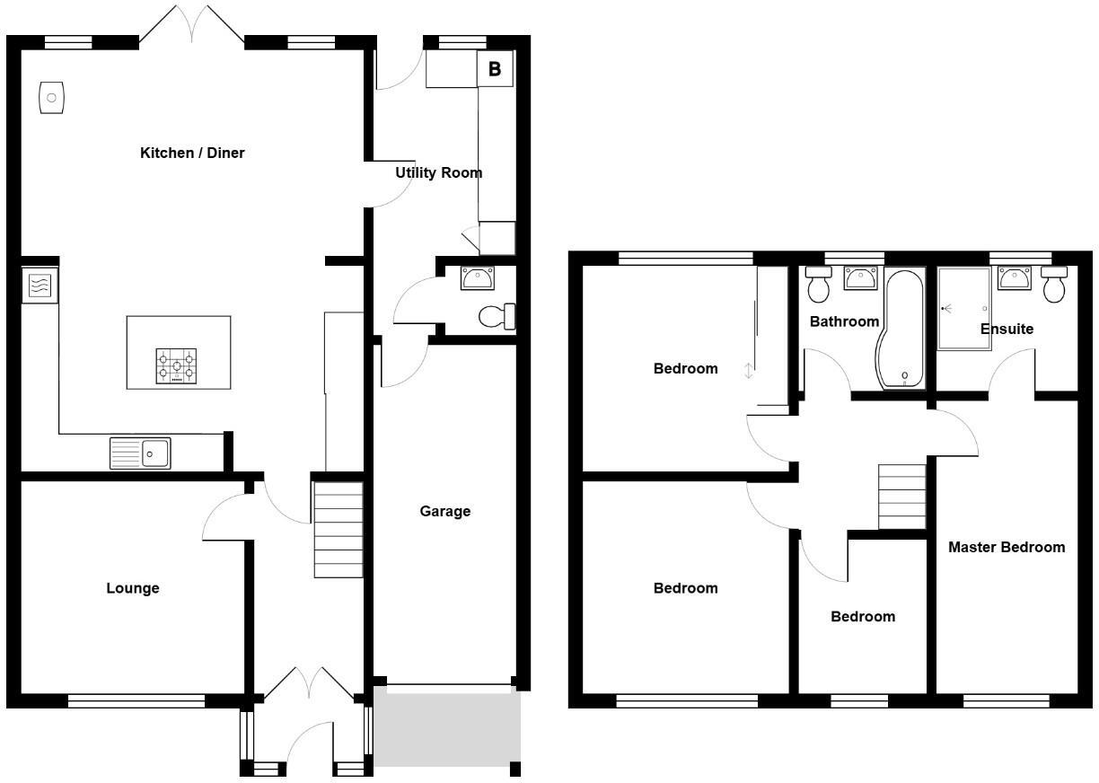 Westbourne Road, Downend, Bristol, BS16 6RH floorplan