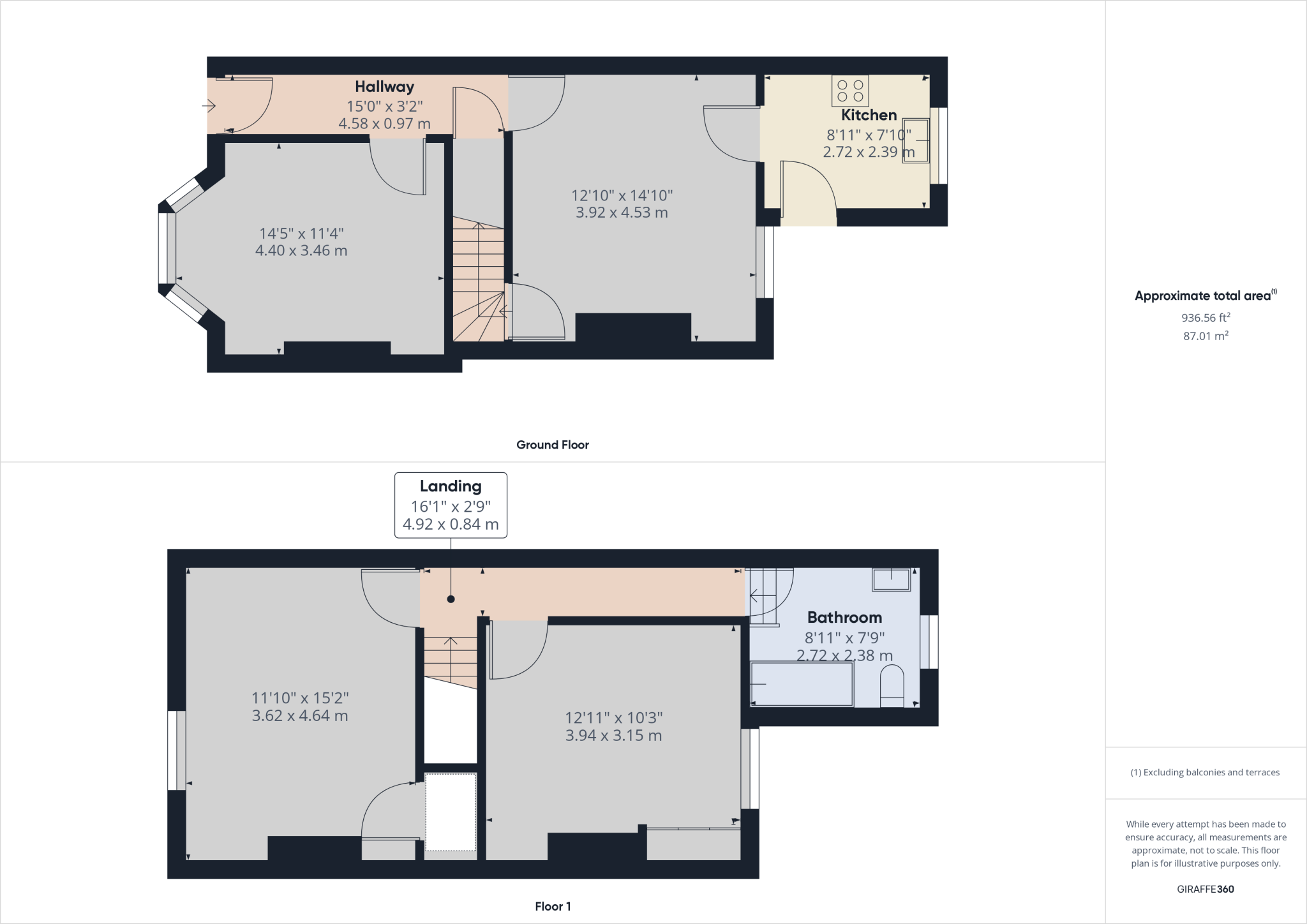 Whittington Hill, Old Whittington floorplan