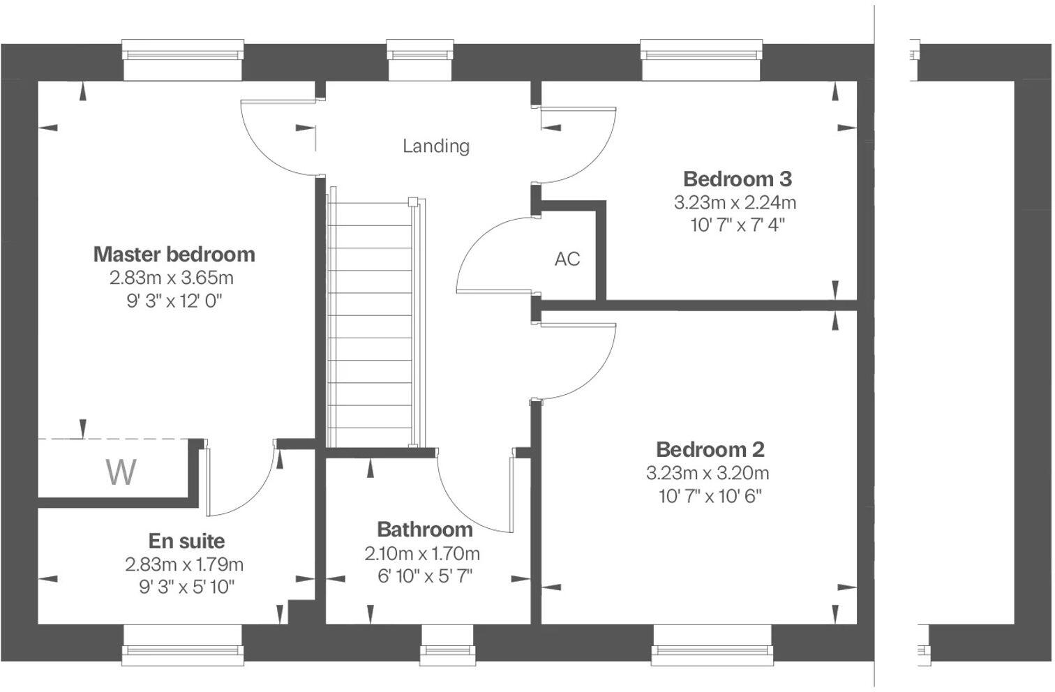 Plot 22, The Comber, Willow Rise, Shrewsbury Road, SY4 3QR floorplan