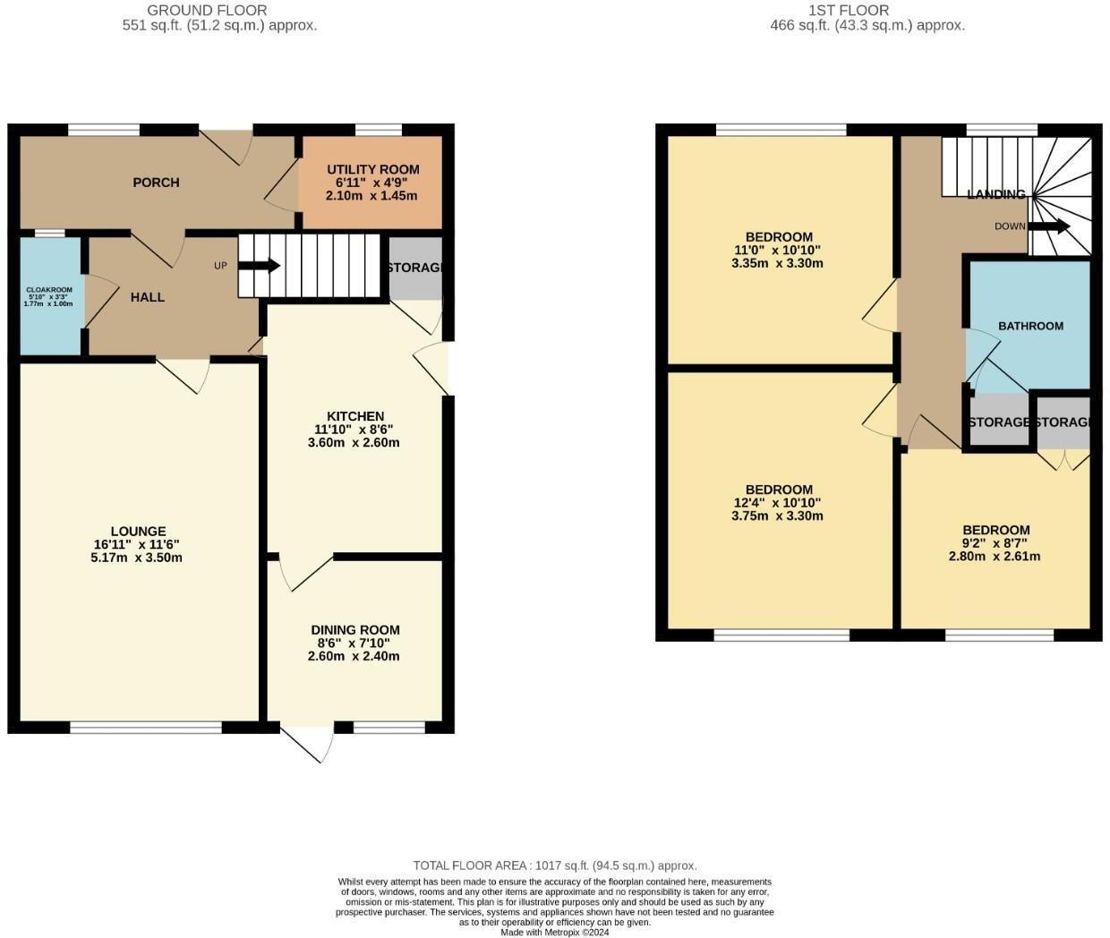 Chiltern Way, Northampton floorplan
