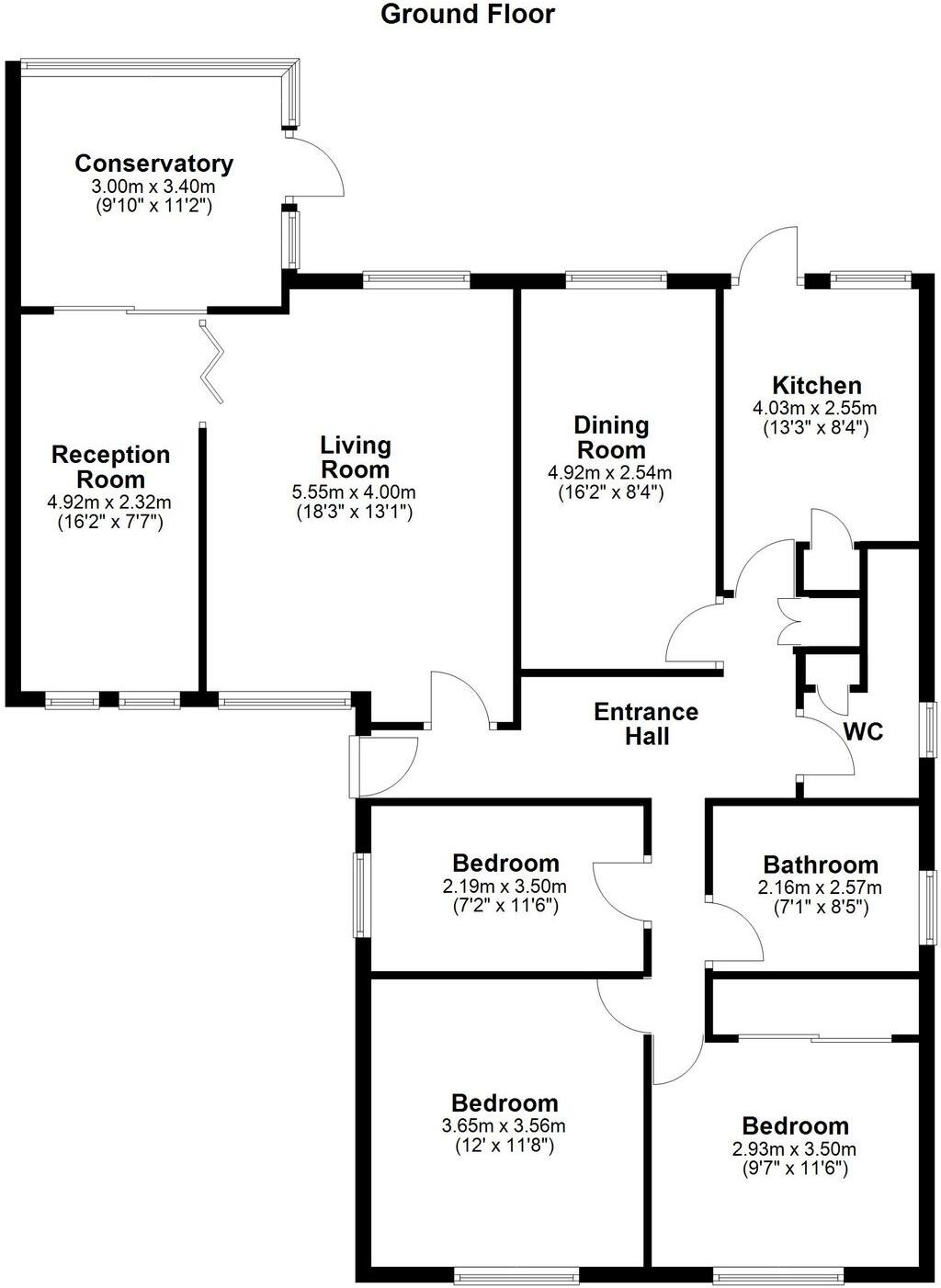 Almond Court, Lincoln, LN6 floorplan