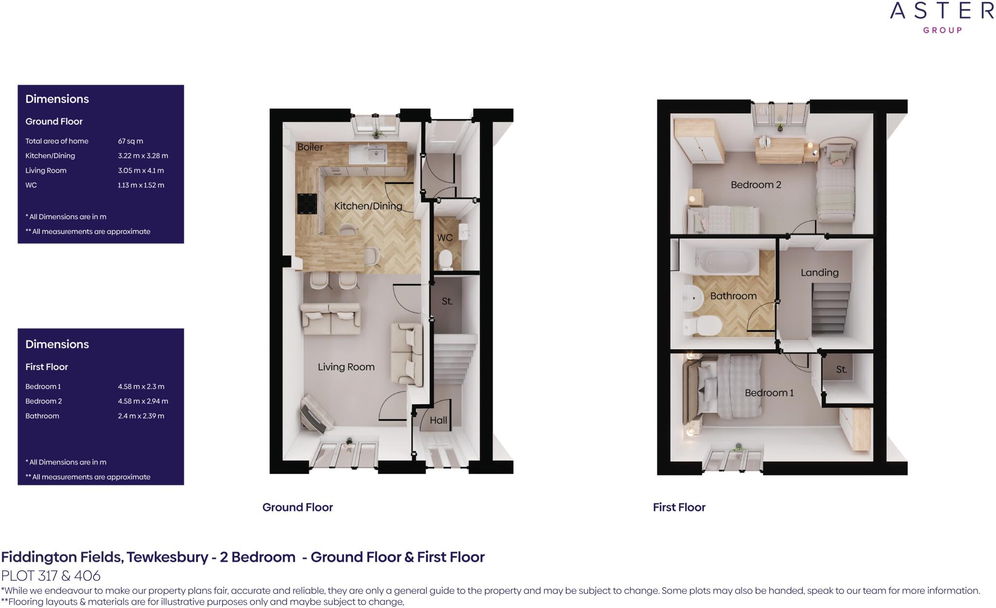 Fiddington Fields
Yew Close,
Ashchurch,
Tewkesbury,
GL20 7UW floorplan