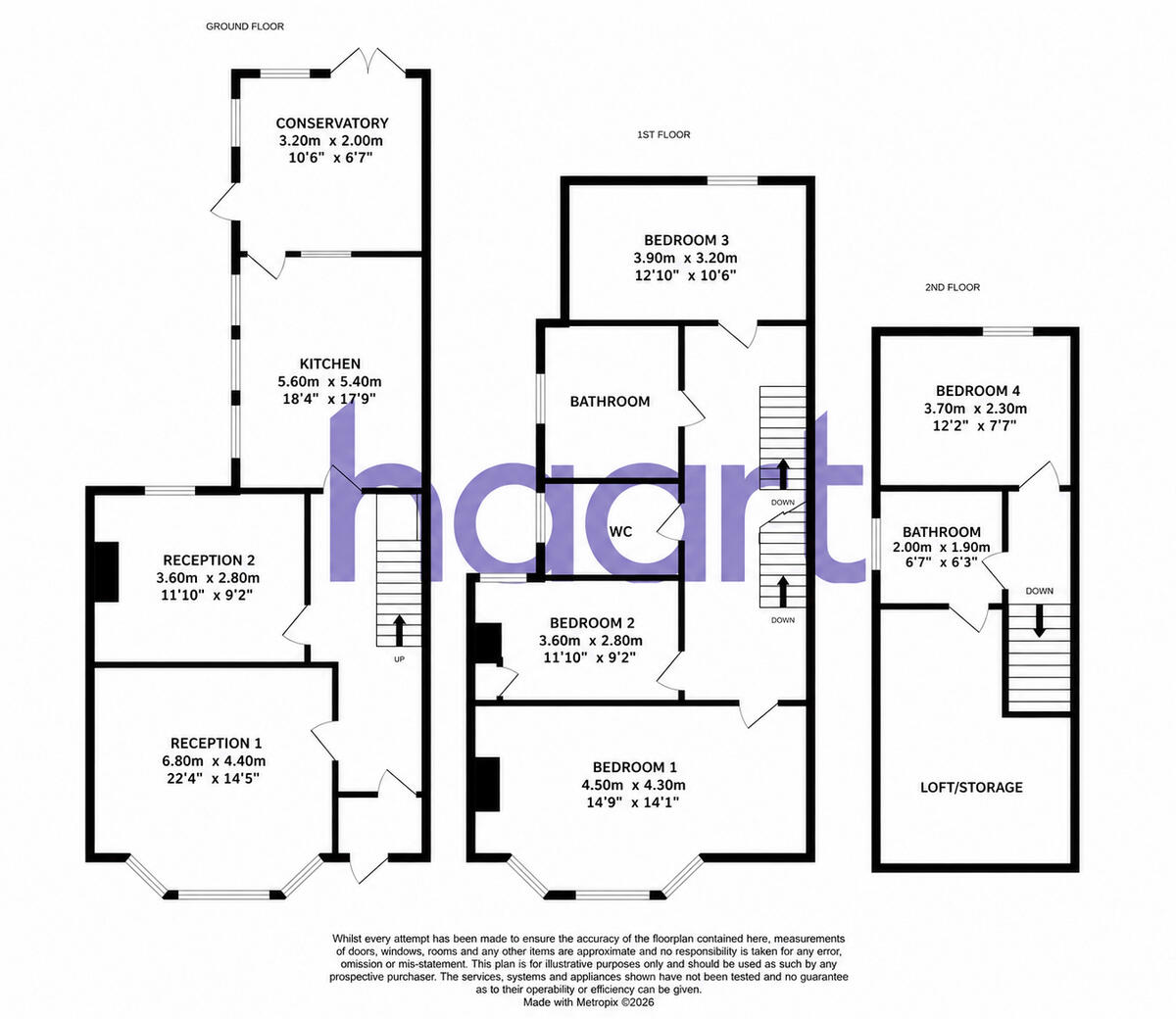 Quadrant Road, Thornton Heath floorplan