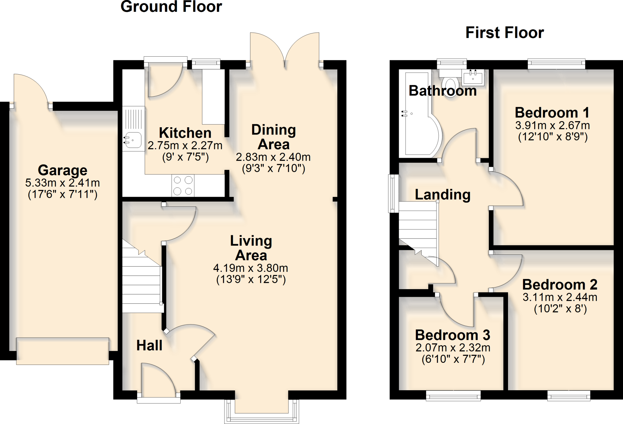 Mayfield, Ivybridge floorplan