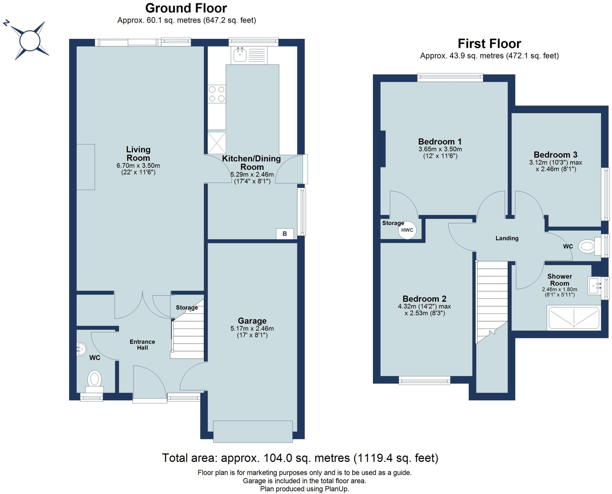 Chiltern Road, St. Albans, Hertfordshire, AL4 floorplan