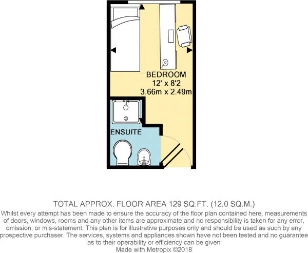 Flat 211, The Print House, 58 Woodgate, Loughborough, Leicestershire LE11 2QD floorplan