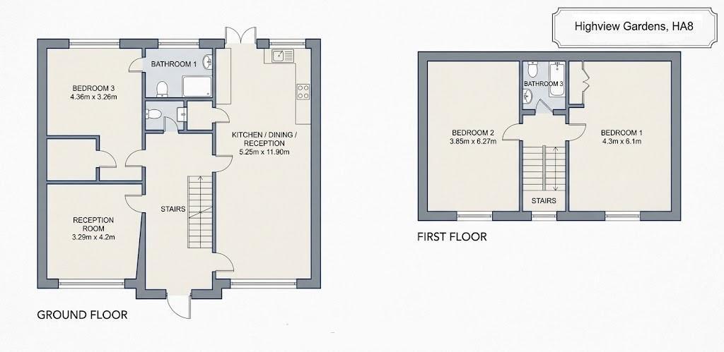 Highview Gardens, Edgware, HA8 floorplan
