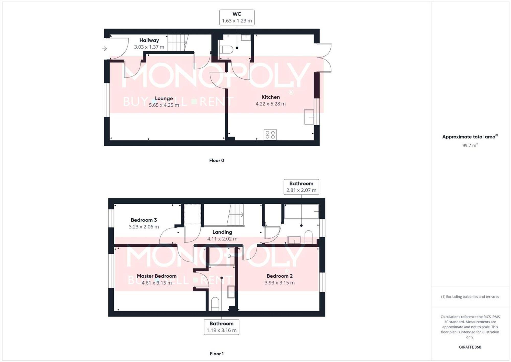 Ffordd Brenig, St. Asaph, LL17 floorplan