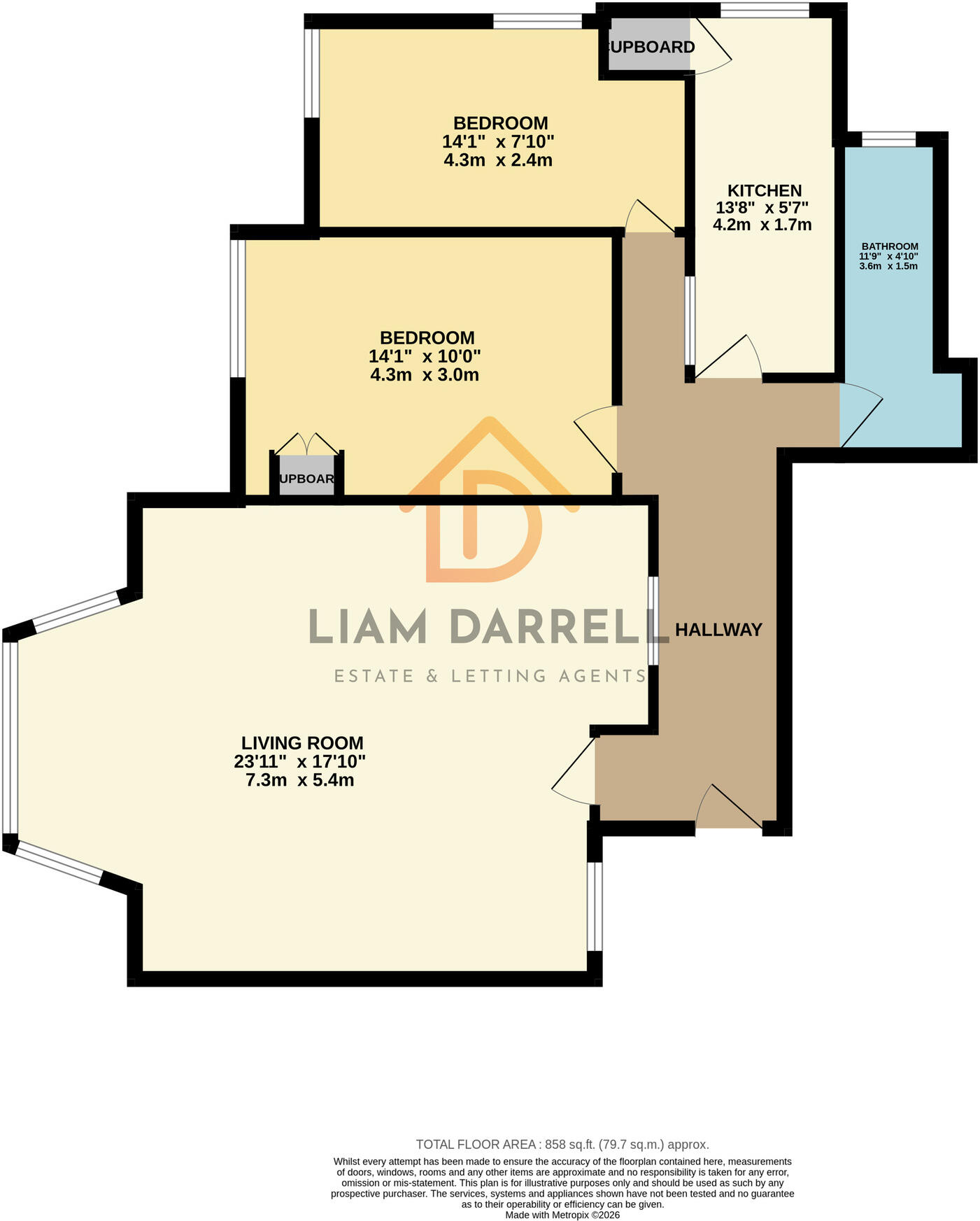 Westbourne Grove, Scarborough, North Yorkshire floorplan