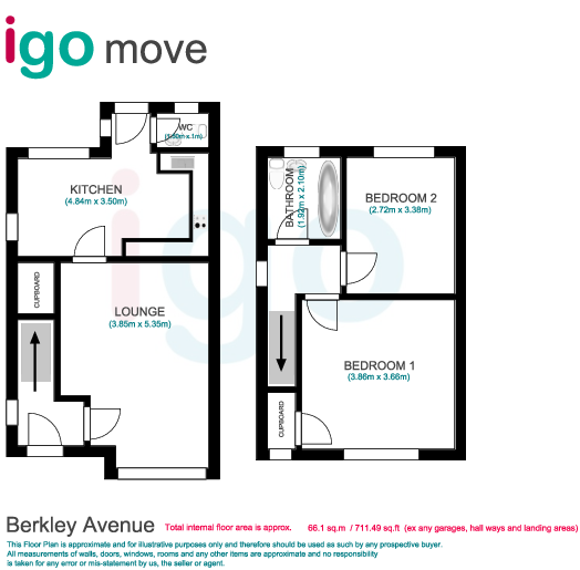 Berkeley Avenue, Hartlepool floorplan