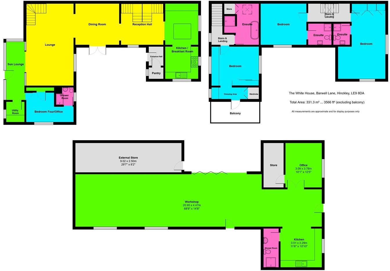 Barwell Lane, Hinckley, Leicestershire floorplan